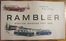 1960 Rambler Station Wagon Brochure Cross Country