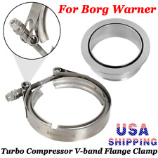 Billet For Borg Warner S400 S500 Series Turbo Compressor V-band Flange Clamp Us