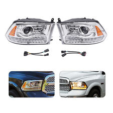 Factory Projector Headlights With Led Drl For 2013-2018 Dodge Ram 150025003500