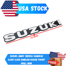 Suzuki Jimny Sierra Samurai Sj410 Sj413 Emblem Badge Front Grill Grille New