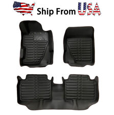 For Honda Civic 2006-2011 Car Floor Mats 3 Piece Set Xpe Leather All Weather