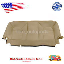 Rear Bench Bottom Leather Cover Tan For 1999 2000 Ford F250 F350 F450 Lariat