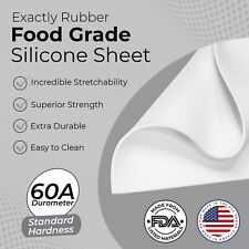 Fda White Silicone Rubber Sheet 60a 116 X 9 X 12 Food Grade Gasket Material