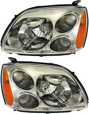 For 2004-2009 Mitsubishi Galant Headlight Halogen Set Driver And Passenger Side