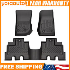 Floor Mats For 2014-2017 Jeep Wrangler Unlimited Rubber Protection Liners 3pcs