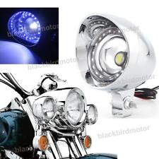Led Motorcycle Driving Passing Spot Fog Light Headlight For Harley Yamaha Suzuki
