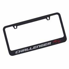 Dodge Challenger Rt License Plate Frame Black