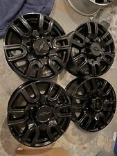 20 Chevy Silverado Hd 2500 3500 Black Wheels Rims Factory Oem 2011-2023 5950