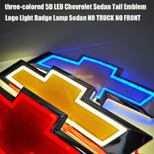 Three-colored 5d Led Chevrolet Sedan Tail Emblem Logo Light No Truck No Front