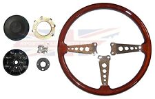 New Wood Steering Wheel And Adaptor For Mgb 1970-1976 Oe Type Wheel In Wood