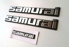 Set For Fits Suzuki Samurai Side And Dash Emblems Badge Logo Emblema 3 Pieces