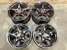05-13 Porsche 911 997 Carrera Set Of 4 Staggered Wheels 19x8 19x11 Repaired