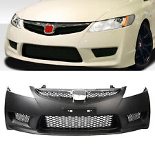 Front Grille Body Kit Bumper Type R Look For 06-11 Honda Civic 4dr Usdm