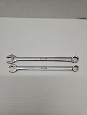 Lot Of 2 Snap-on 12-point Sae Combination Wrenches 38- No. Oex12 716-no.