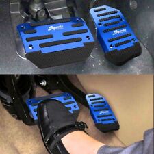 2pcs Blue Non-slip Automatic Gas Brake Foot Pedal Pad Cover Car Accessories Part