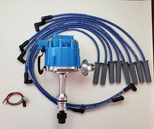 Oldsmobile 350 400 403 425 455 Blue Hei Distributor 8.5mm Spark Plug Wires Usa