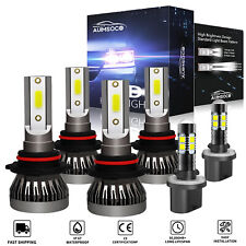 For Nissan Titan 2004-2012 2013 2014 2015 Led Headlight Kit Fog Light Bulbs