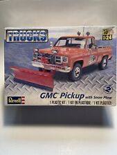 Revell Gmc Pickup With Snow Plow Model Kit 124 Sealed
