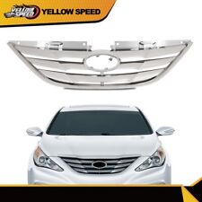 Fit For 2011 2012 2013 Hyundai Sonata Grille Assembly Front Grill Chrome