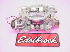 Edelbrock Avs2 Carburetor 650 Cfm Electric Choke 1906 Satin Finish Mint Shape