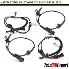 4x Abs Wheel Speed Sensor For Ford Mustang 2018-2019 L4 2.3l 5.0l Front Rear