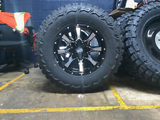 17x9 Moto Metal Black Mo970 33 Mt Wheel Tire Package 5x5 Jeep Wrangler Jk Jl