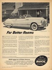 For Better Roams - Buick Super Convertible Ad 1948 Bhg