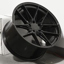Mrr Gf13 Gloss Black Wheels Rims 19x8.5 20x11 For Corvette C8 Stingray Z51