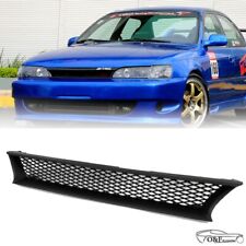 For 1993 1997 Toyota Corolla Front Upper Grill Mesh Jdm Style Matte Black Grille