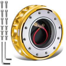 Gold Steering Wheel Twist Lock Quick Release Hub Adapter Kits-j2 Engineering