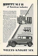 1928 Willys Overland Advertisement Willys-knight Coupe Engine Cutaway