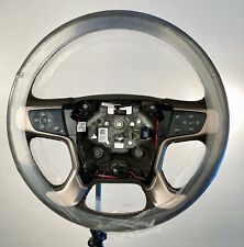 84053929 Gmc Sierra 2500 Heated Leather Steering Wheel Cocoa Brown 2014-17