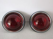 Tail Lights With Mounting Pads 1950 Pontiac Style Pair 8258
