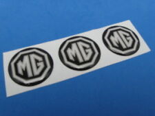 Mg Mga Mgb Midget Logo Domed Decal Emblem Sticker Set Of Three 033 Black