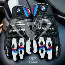 Bmw M1000rr Motorcycle Gloves Motorbike Racing Leather Gloves Bikers Riding Gant