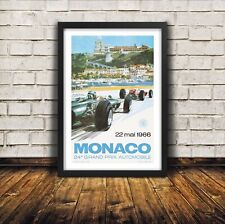 Monaco Grand Prix 1966 - High Quality Premium Print