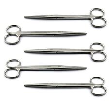 5 Pieces Mayo Scissors Str 17cm Surgical Operating Tissue Cutting Sutures Lab