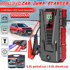 5000a Peak Car Jump Starter Booster Jumper Portable Power Bank Battery Charger