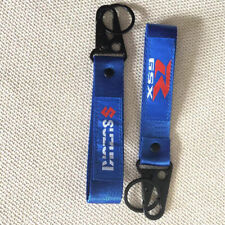 For Suzuki Double Side Keychain Metal Backpack Key Ring Hook Strap Lanyard Nylon