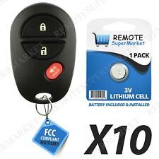 Lot 10 Wholesale Bulk Entry Remote Key Fob For Toyota 04-14 Sequoia 07-15 Tundra