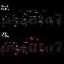 Dash Instrument Cluster Gauge Red Led Lights Kit Fits 96-00 Honda Civic 6th Gen