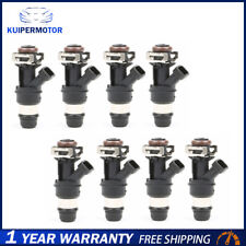 8x 42lb 440cc High Impedance Fuel Injectors For 01-04 Chevy Gmc 17113739 300kpa