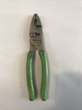Snap-on Tools Usa Green 8 Soft Grip Combo Slip-joint Pliers W Cutter 137acf