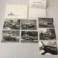 Bertone Design Freeclimber Suv Truck Press Kit Photos Press Release Vintage