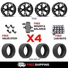 17 Venom 37 W 22550r17 Performance Wheel Tire Package For 2014 Acura Tsx