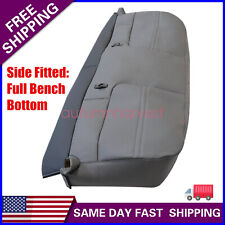 For 1999-2002 Ford F250 F350 Super Duty Replacement Bench Bottom Seat Cover Gray