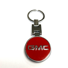 Gmc Logo Emblem 3d Logo Double Sided Metal Key Chain Keyring