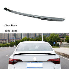 Painted Black Blade Style Rear Trunk Spoiler Wing Fit For Vw Jetta Mk7 Gli 19-22