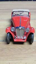 1948 Mg Tc Roadster In Red. Franklin Mint Sold As Is Found 626243