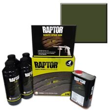 Raptor Truck Bed Liner O.d. Green With Free Spray Gun Upol 821